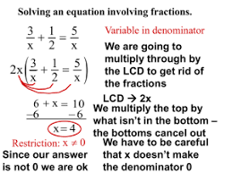 Each denominator will then divide into its multiple. Steps For Solving Linear Equations