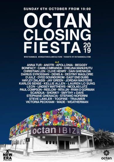 Octan Ibiza Closing Party confirms ANOTR, Apollonia, Steve Lawler, Darius Syrossian, Nicolas Lutz + more ile ilgili görsel sonucu
