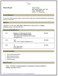 Beautiful Resume Template Sample Template Of A B Tech Ece Electronics And Communicatio Engineering Resume Downloadable Resume Template Resume Format Download