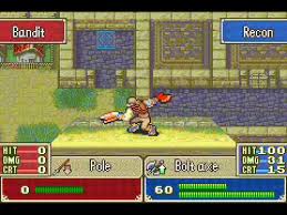 The game is divided into two segments: Fire Emblem Rom