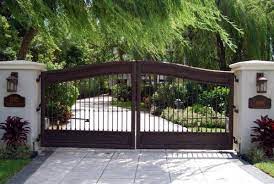 Reds and greens way too get the job done properly with dining rooms and living rooms. Top 60 Best Driveway Gate Ideas Wooden And Metal Entrances House Gate Design House Main Gates Design Entrance Gates Design
