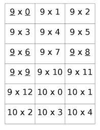 Our multiplication by heart flash cards can help you master multiplication facts and achieve true fluency, with just a few minutes of practice per day. Multiplication 9 12 Flash Cards By Everyone Can Learn Math Tpt