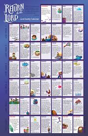 Return to the Lord: Lent and Easter Family Calendar (Pack of 50) -  Concordia Publishing House