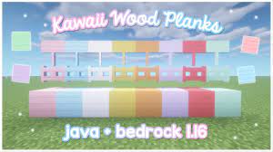 All your appliances, sinks, and other goodies can be found here in cool gradient options. Kawaii Wood Planks Minecraft Pe Texture Packs