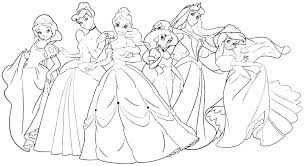Princesas Para Colorear De Princesas En el post de hoy hemos preparado una selección de los mejores dibujos para pintar de princesas.