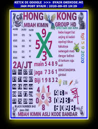 1 New Message Kode Syair Hongkong 5 September 2020 Forum Syair Togel Hongkong Singapura Sydney