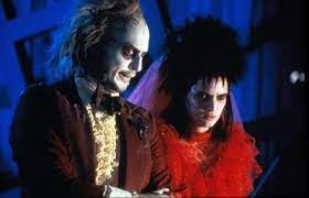 The entire wedding scene from beetlejuice. Lydia And Beetlejuice Wedding Costume Beetlejuice Movie Tim Burton Beetlejuice Tim Burton Movie
