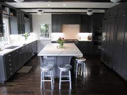Check spelling or type a new query. Gray Kitchen Cabinets With White Marble Countertops Contemporary Kitchen Cococozy