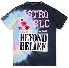Chic Fashion Travis Scott Astroworld Tie Dyeing Letter Cactus Print Casual T Shirt For Men Women Fashion Men Mens Tshirts Men Shirt Style Cotton Shirts For Men