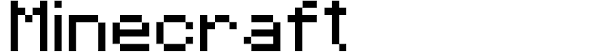 The minecraft logo above, which was in … Minecraft Font Download