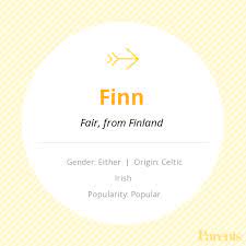 Finn Baby Names Two Syllable Boy Names Names With Meaning