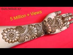 New Full Hand Bridal Arabic Mehandi Design Simple Arabic Mehndi Designs For Fron In 2020 Full Hand Mehndi Designs Mehndi Designs For Beginners Stylish Mehndi Designs