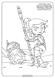 Use the force to fill rey's galaxy with colors online from your desktop, mobile device, or tablet. Printable Star Wars Rey And Bb 8 Coloring Pages