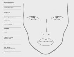 Mac Makeup Face Chart Blank Saubhaya Makeup