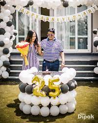 Get an anniversary party theme that represents your couple's unique relationship. Silver Anniversary Celebration Ideas Videos From Dipak Studios Posts Facebook