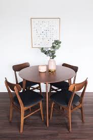 alia mid century modern round dining