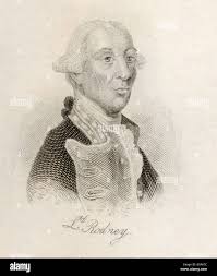 Admiral george brydges rodney hi-res stock photography and images