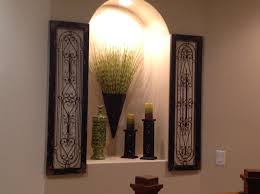 How To Decorate Wall Cutouts Wall Niche Wall Niche Alcove Decor Bohemian Living Room Decor