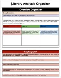 Pin By Think Ela On Think Ela Literary Analysis Essay Literary Analysis Essay