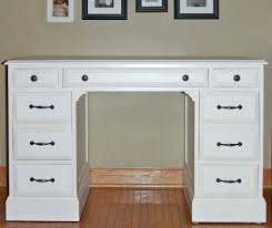 4 shag pillows, outdoor couch pottery barn king bed with matching dresser. Remodelaholic Pottery Barn Inspired Desk Makeover