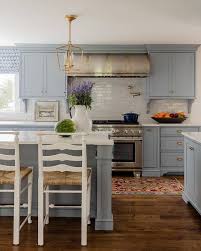 What I Love Wednesday South Shore Decorating Blog In 2020 Blue Gray Kitchen Cabinets Grey Blue Kitchen Grey Kitchen Cabinets