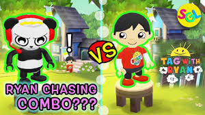 13 млн просмотров 6 месяцев назад. Ryan Chases Combo Panda Tag With Ryan Ryan S World Game App Smiles Giggles Laughs Gameplay Youtube