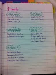 Writers Notebook Entry Possible Story Ideas Froma Varitey Of Prompts Writers Notebook Writing Prompts For Kids Teaching Writing