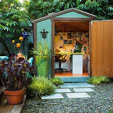 Poppytalk Inspiration How Does Your Garden Grow Backyard Office Shed Office Backyard Shed