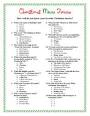 Christmas Trivia Free Printable Party Game - From PurpleTrail