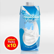 All of its products are sold under its label live gourmet. Hollandia Yoghurt Drink Plain Sweetened 500ml X 10 Shopeasy