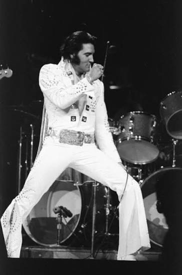 Elvis Presley On Stage During His 1972 Poster by New York Daily News  Archive - Photos.com