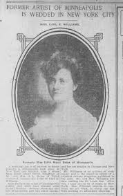 Marriage of Edith Bates to Carl Williams