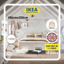 As for now, wa stay with mil di kajang and akan balik di bangi once awhile bila dah ada ziyad. Buy Ikea Hemnes Bed Frame White Stain 180x200 Cm I Rangka Katil Seetracker Malaysia