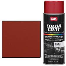 Sem 15363 Portola Red Color Coat Aerosol 12 Oz Sem Color