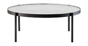 Vasagle industrial coffee table with storage shelf for living room, wood look accent furniture with metal frame, easy assembly, rustic brown ulct61x. Tab Round Coffee Table H35 Cm