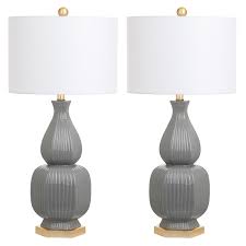 Home Grey Table Lamps Ceramic Table Lamps Table Lamp Sets