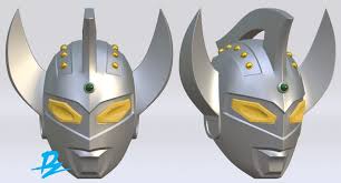 Download ultraman coloring pages for free to set as dekstop background. Mask Ultraman Taro 3d Model 3d Printable Stl