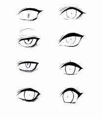 Drawing of a anime eye. 190 Anime Eye Reference Ideas