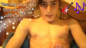 Teen guitar boy jerks off on cam ðŸŽ¸ðŸŽ¶