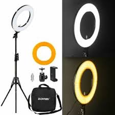 Zomei 14 Led Ring Light Photography 5500k Dimmable Lighting Photo Video Stand 612032616359 Ebay