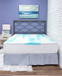 Mattress toppers are made from various materials but it seems like memory foam is the most popular one right now. Sensorgel 2 Gel Swirl Memory Foam Full Mattress Topper Reviews Mattress Pads Toppers Bed Bath Macy S