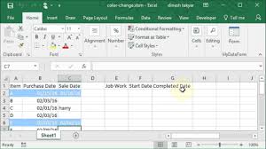 How To Highlight Data In Excel Using Worksheet Change Event Youtube