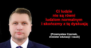 Minister czarnek podkreślił, że wolność nauki powinna dotyczyć wszystkich (fot. Obywatelski Apel O Oficjalny Bojkot Urzedujacego Ministra Edukacji I Nauki Rzeczypospolitej Polskiej P Przemyslawa Czarnka