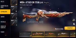 Attack on titan is a japanese manga series set in a world where humans thrive. Free Fire X Attack On Titan Event Skins Leaked Ginx Esports Tv