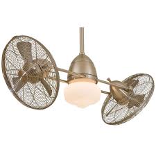 Use it often and haven't had any issues with squeaking or clicking like other fans, writes one reviewer of the oscillation. Minka Aire Gyro Wet Indoor Outdoor Ceiling Fan
