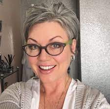 Maybe you would like to learn more about one of these? Short Hairstyles For Gray Hair And Glasses Grey Hair And Glasses Short Grey Hair Short Hair Styles