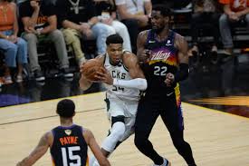 The phoenix suns host the milwaukee bucks on saturday in a crucial nba finals game 5 showdown. Nba Finals Game 1 Final Score Suns Beat Bucks 118 105 Bright Side Of The Sun