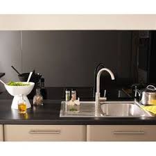 credence en verre noir 60 x 22 5 cm credence cuisine credence verre credence cuisine verre