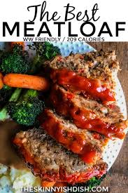 It will also look like you spent hours preparing some fancy dinner, when it really only took you ten minutes to mix and put in the oven! The Best Meatloaf The Skinnyish Dish