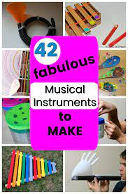 Splendidly Creative And Simple Homemade Instruments Creative Activities For Kids Diy Projects For Kids Creative Kids Crafts